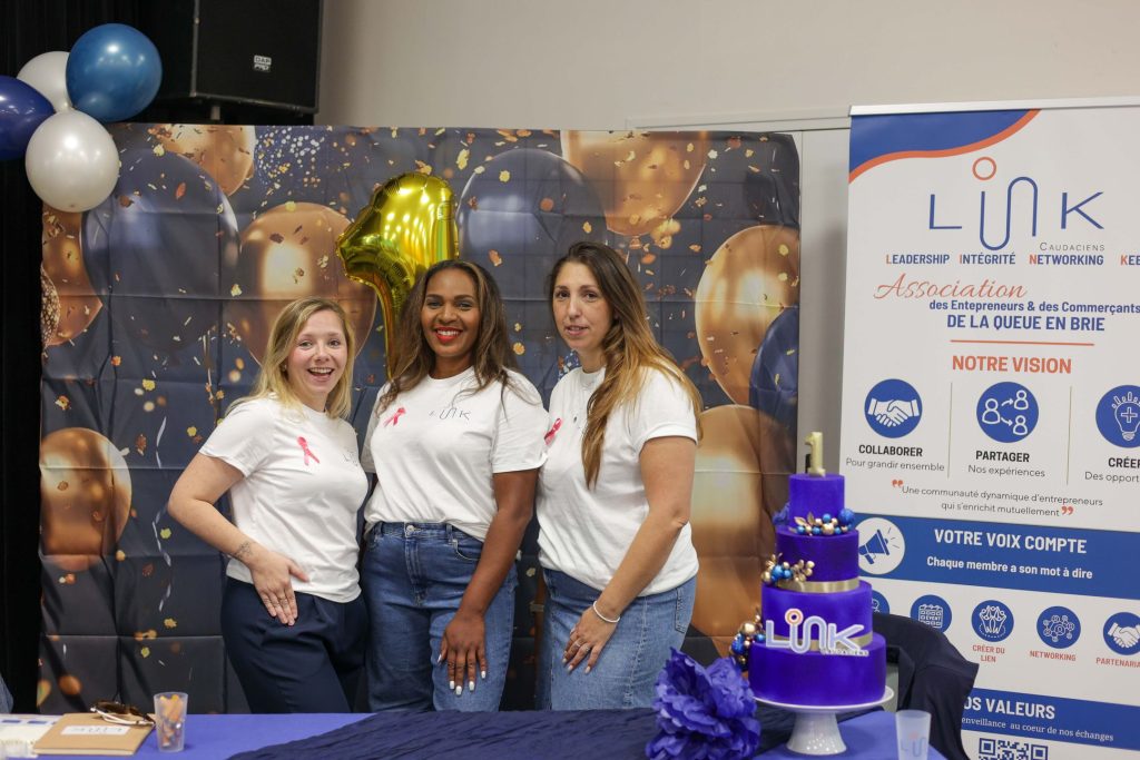 L'équipe et les participants des 1 an de Link Caudaciens (photo officielle 22)