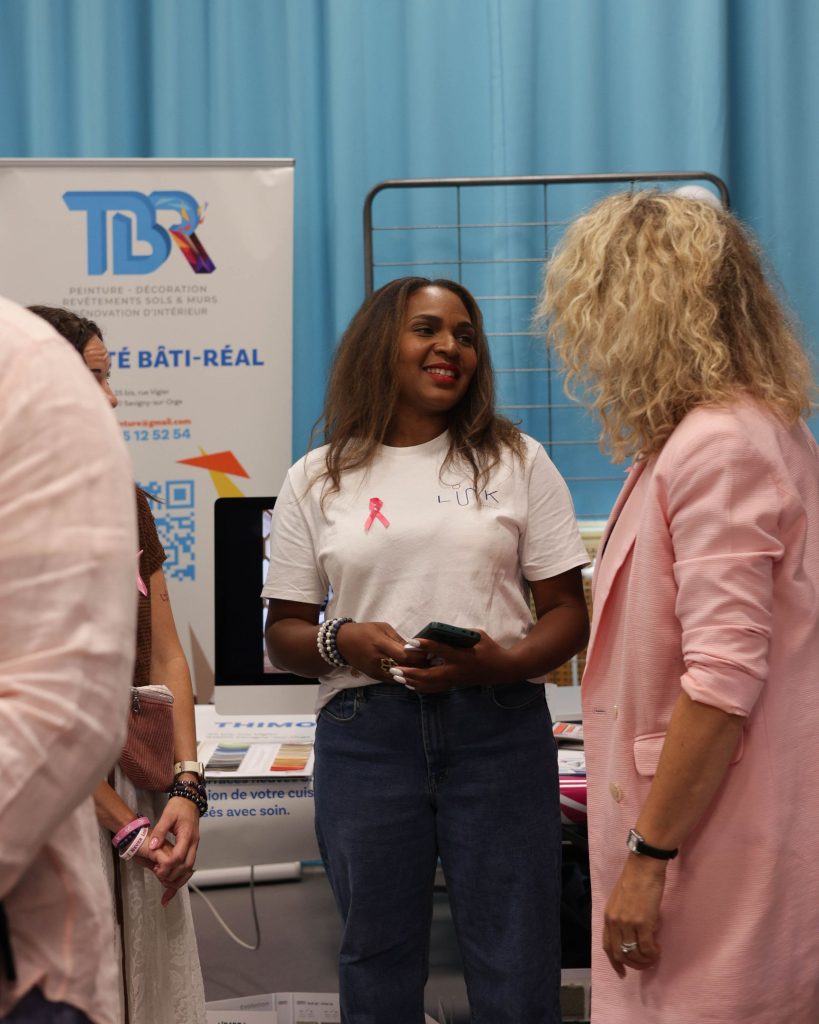 Stand d'un exposant au salon des 1 an de Link Caudaciens (photo officielle 63)