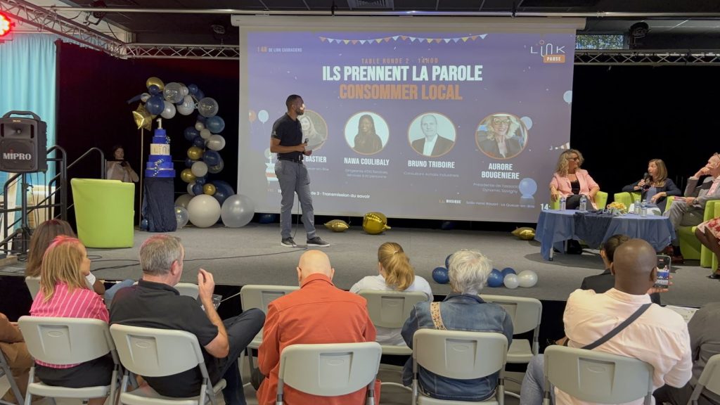 Le public pendant « Consommer local »